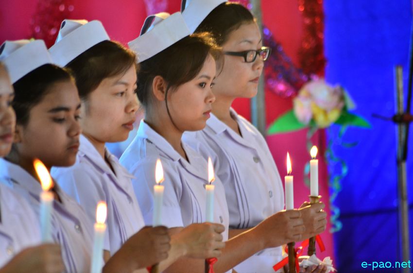  'Capping and Lamp Lighting Ceremony' of State Government, School of Nursing at Lamphelpat