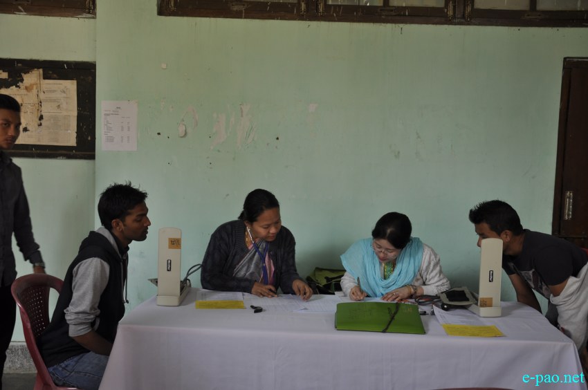 Students of NIT Manipur donated blood as part of Ougri Fest 2014 at NIT Campus :: 12th March 2014