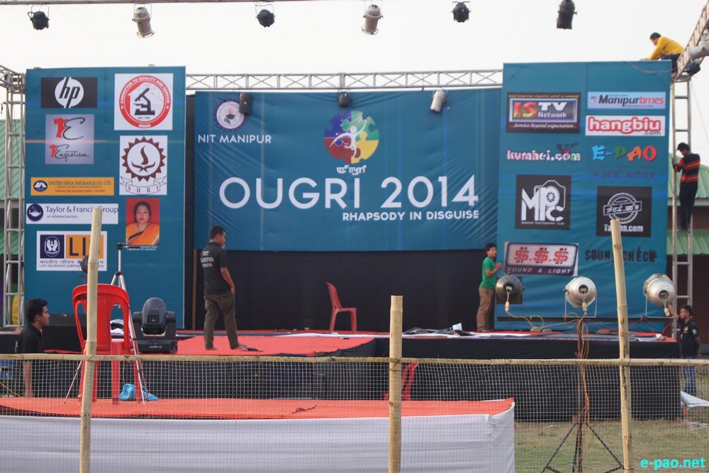 Quiz Competition as part of Ougri Fest 2014 at NIT Campus, Takyelpat :: 22 March 2014