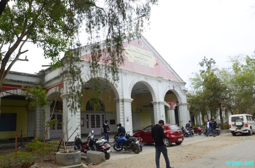 DM College in the heart of Imphal city as seen on February 19 2015