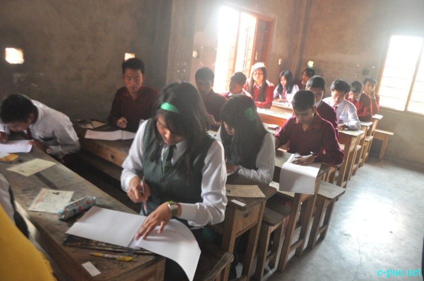 Students appearing for Class X Exam (High School Leaving Certificate) :: 01 March 2016 