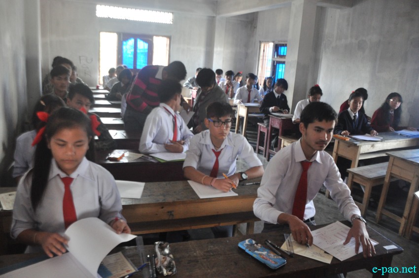 Students appearing for Class X Exam (High School Leaving Certificate) :: 01 March 2016