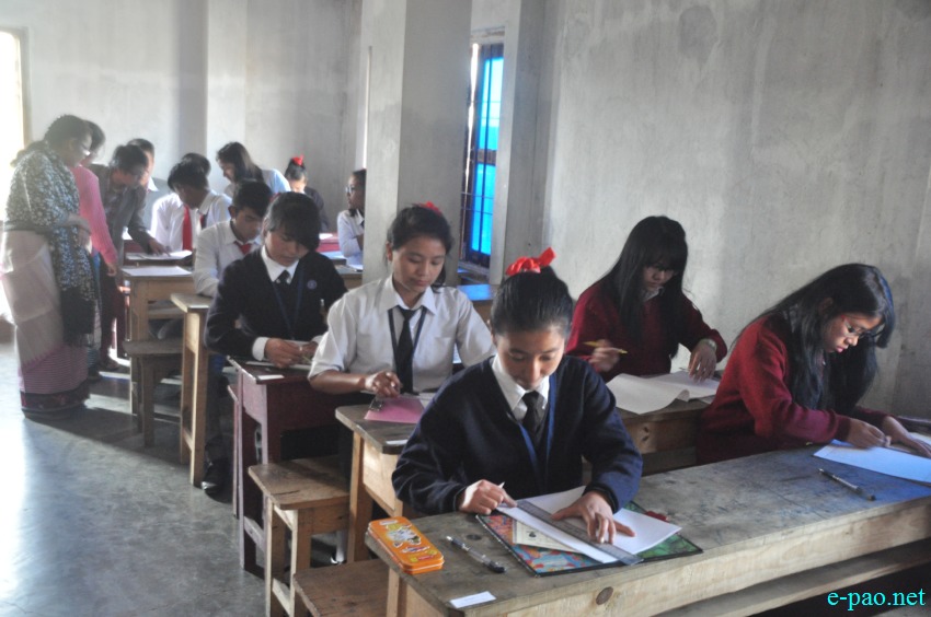 Students appearing for Class X Exam (High School Leaving Certificate) :: 01 March 2016 