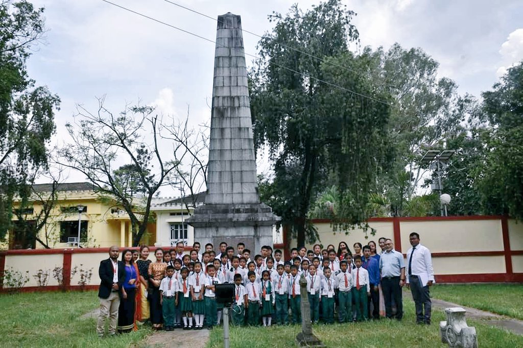  BEHS, Motbung, students tour Raj Bhavan and interacted with Governor on June 3, 2019 
