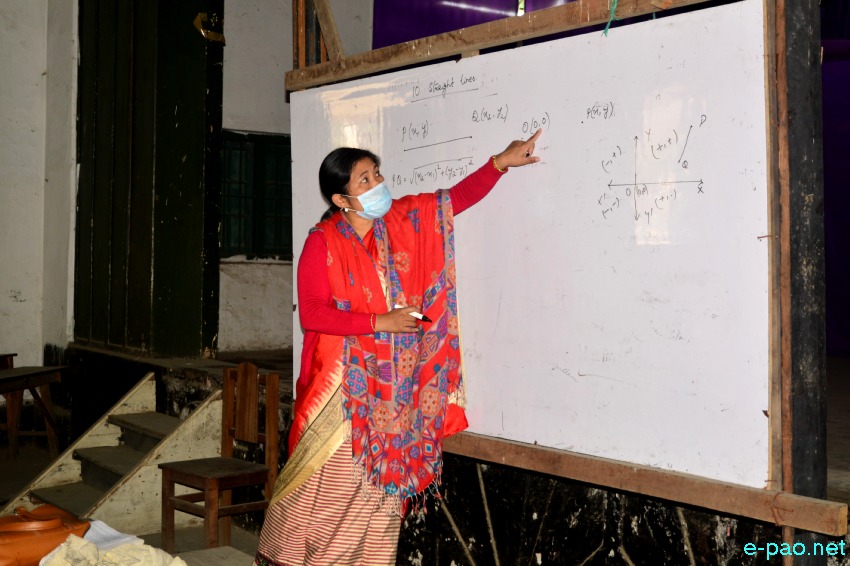 Re-openning of schools in Imphal areas after lockdown :: 27 January 2021