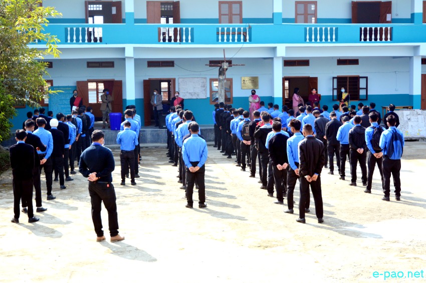 A day in a school in Imphal after re-opening :: 27th January 2021