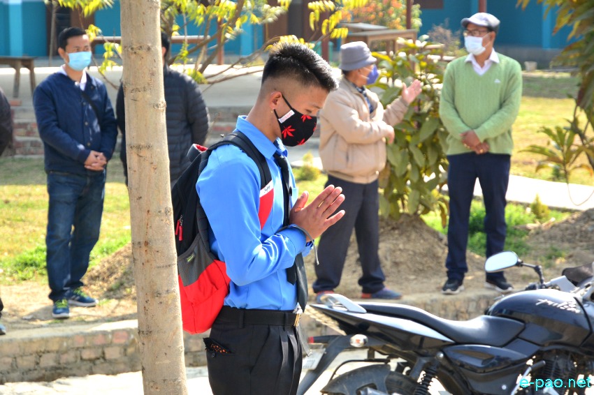 Re-openning of schools in Imphal areas after lockdown :: 27 January 2021