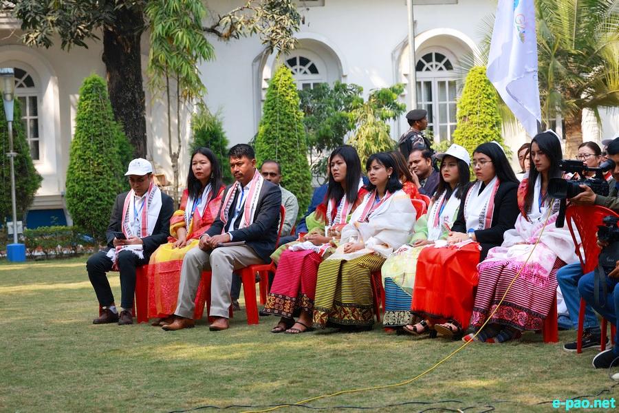 Tour of Manipuri students' team to Nagpur, at CM Secretariat, Imphal :: 20th February 2023