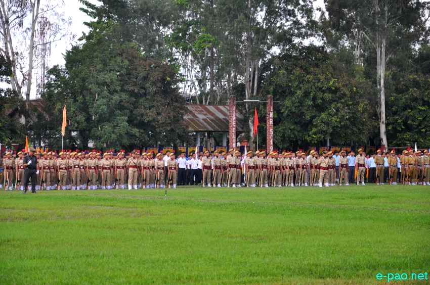 State level celebration function for India's Independence Day 2013 at 1st MR Parade Ground, Imphal :: 15 August 2013