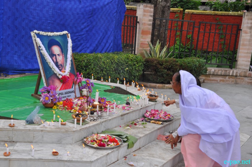 82nd Death Anniversary of Haipou Jadonnang at Jadonnang Memorial Park , Imphal :: 29 August 2013