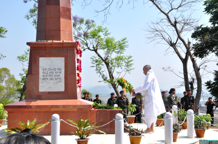 Khongjom day observed at Khongjom War Memorial Complex atop Kheba Ching in Thoubal district :: April 23 2013