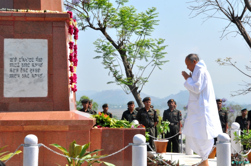 Khongjom day observed at Khongjom War Memorial Complex atop Kheba Ching in Thoubal district :: April 23 2013