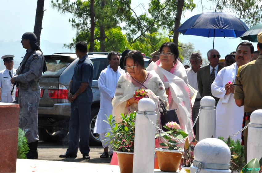 Khongjom day observed at Khongjom War Memorial Complex atop Kheba Ching in Thoubal district :: April 23 2013
