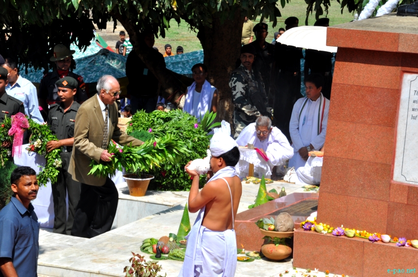 Khongjom day observed at Khongjom War Memorial Complex atop Kheba Ching in Thoubal district :: April 23 2013