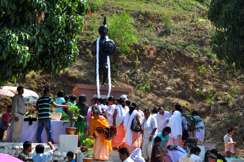 Khongjom day observed at Khongjom War Memorial Complex atop Kheba Ching in Thoubal district :: April 23 2013