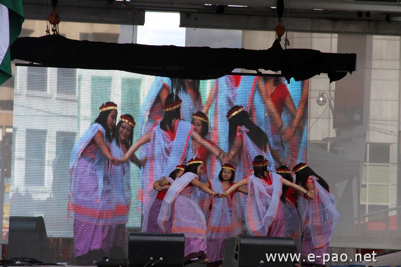 Manipuris association of Canada presented Cultural dance at the India Day 2013 Celebrations at Toronto on 10th August 2013