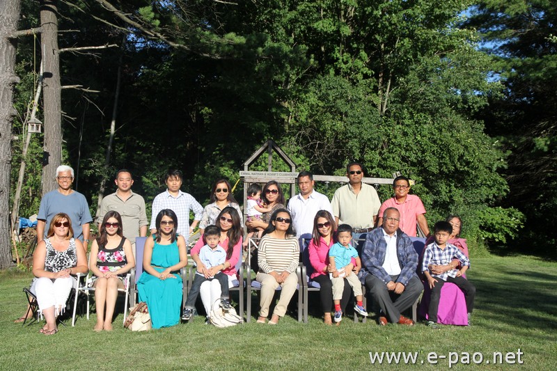 A group picture of representatives of Manipuris Association of Canada during the reception of Shri L Nandakumar MLA at Toronto on 4th August 2013
