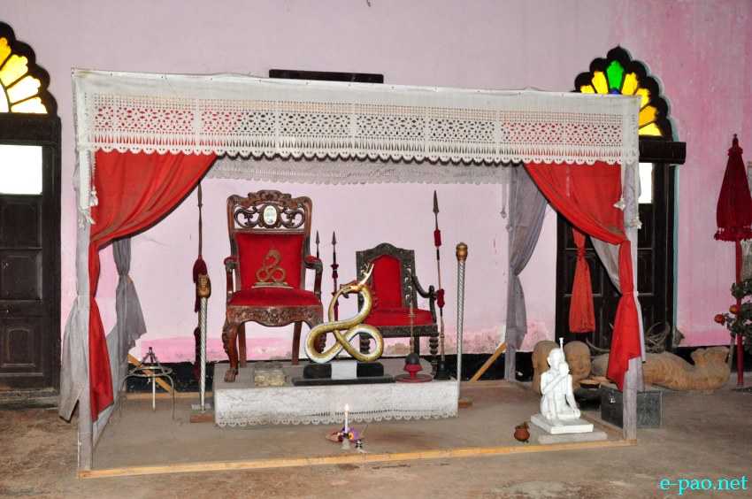 A glimpse inside the Sana Konung, in Palace Compound, Imphal :: October 14 2013