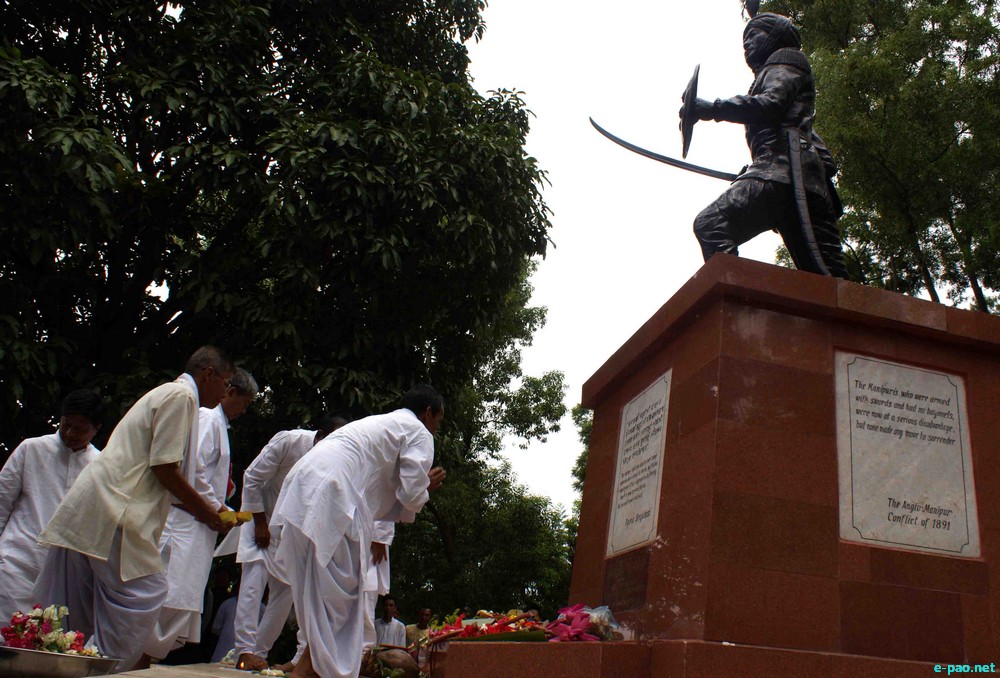 Tarpan Katpa tribute in memory of the heroes and martyrs of the Anglo-Manipur War 1891 at Khongjom  :: September 20 2013