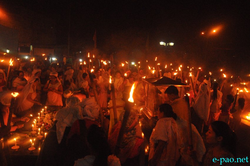 Meira Katpa on the occasion of 123rd Patriots Day Celebration at Birtikendrajit Park :: 13 August 2014