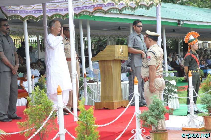 15 August - Independence Day celebration at 1st MR Ground, Imphal :: 15th August 2014