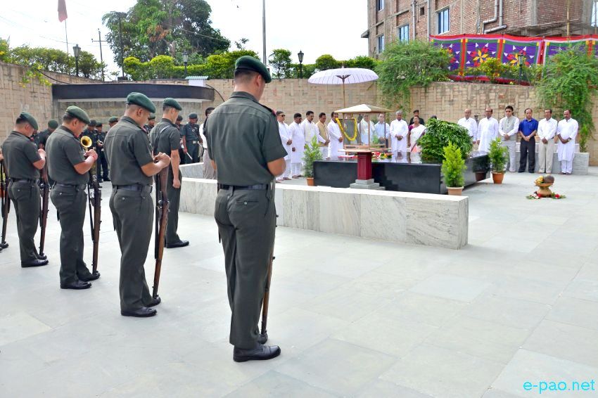 Patriots Day : Manipur Govt Observance at Hicham Yaichampat, BT Park, Thangal Temple :: 13th August 2015