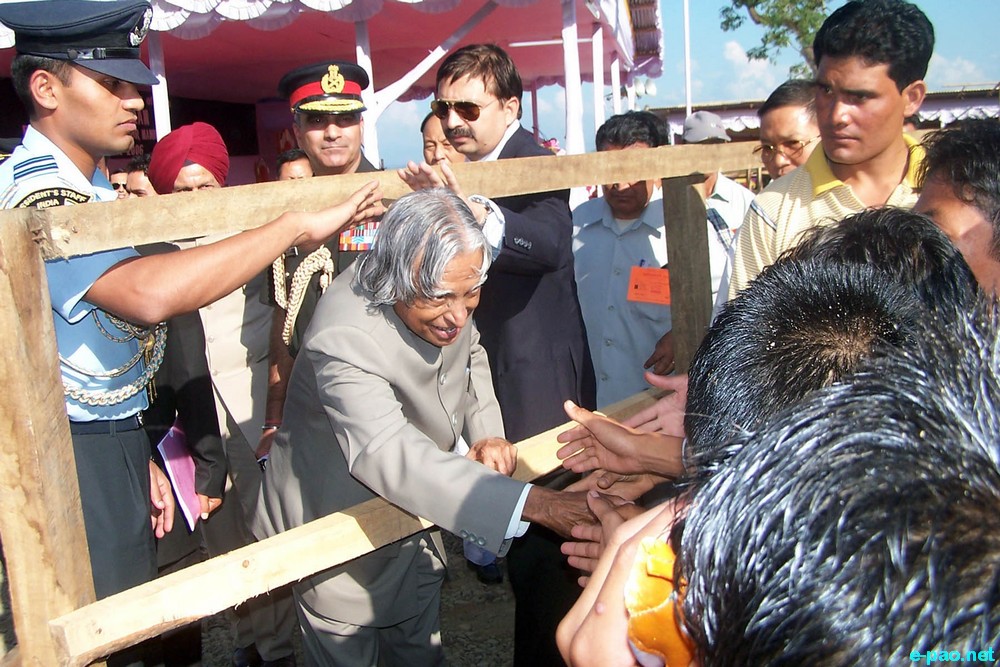Dr APJ Abdul Kalam visit to Bunglawn (Bunglon), Churachandpur  :: 16th October 2006