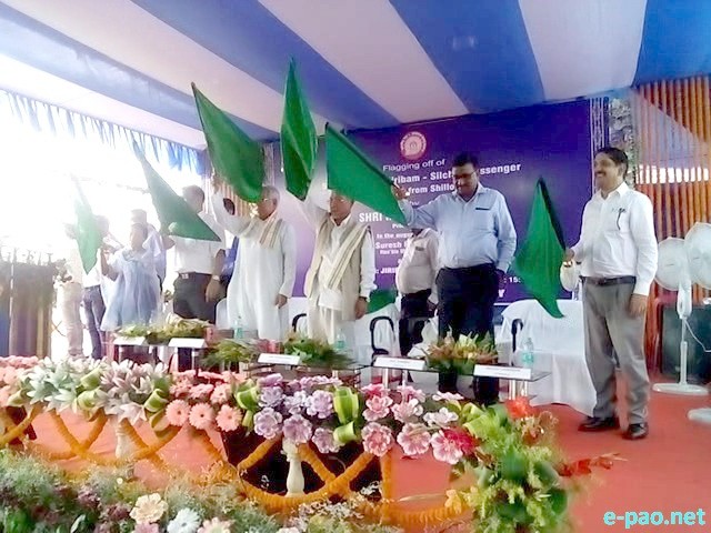 Jiribam-Silchar first daily passenger train flagged off by  Prime Minister Narendra Modi :: May 27 2016