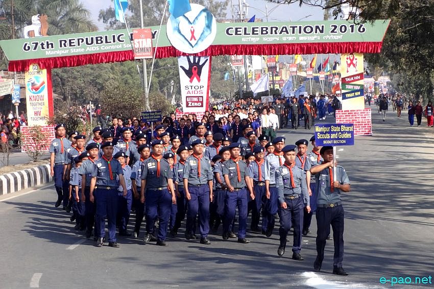 67th Indian Republic Day celebration at Imphal, Manipur :: January 26 2016
