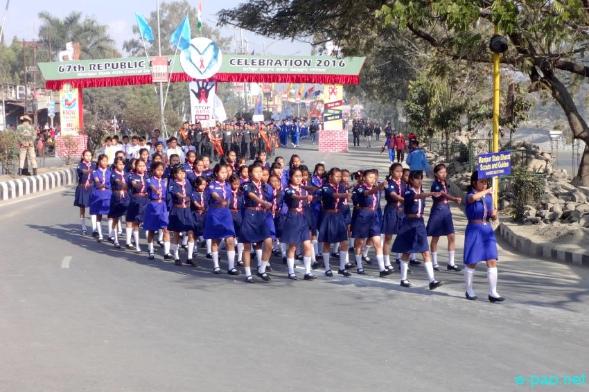 67th Indian Republic Day celebration at Imphal, Manipur :: January 26 2016
