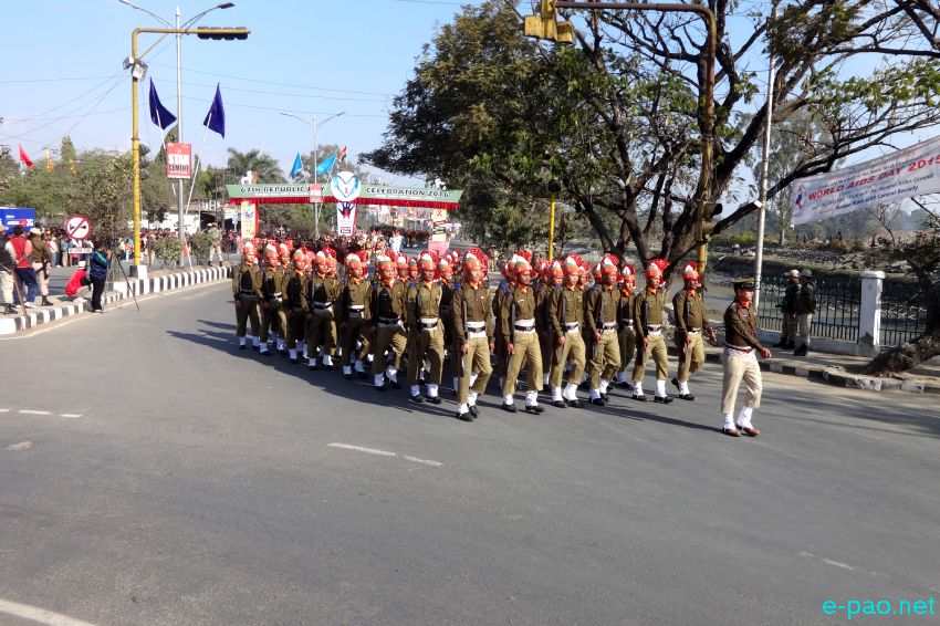 67th Indian Republic Day celebration at Imphal, Manipur :: January 26 2016