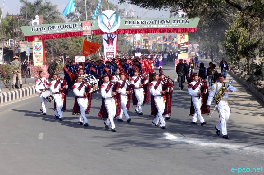 67th Indian Republic Day celebration at Imphal, Manipur :: January 26 2016