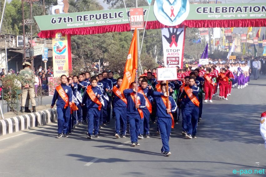67th Indian Republic Day celebration at Imphal, Manipur :: January 26 2016