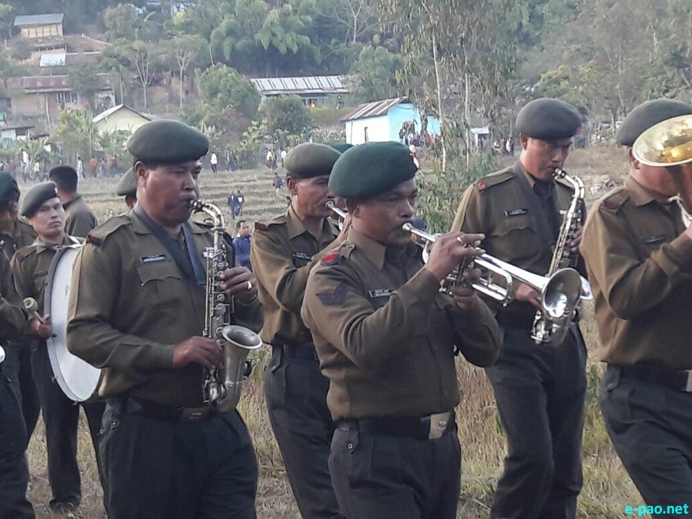 Funeral service of Professor Gangmumei Kamei at Namching, Keithelmanbi   :: 06 January 2017
