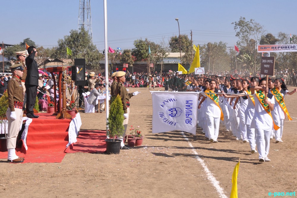 68th Indian Republic Day celebration at Kakching, Manipur :: January 26 2017