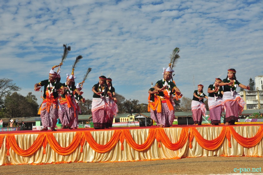 'Beating of the Retreat' at 1st Bn  Manipur Rifle Parade Ground :: January 27 2017