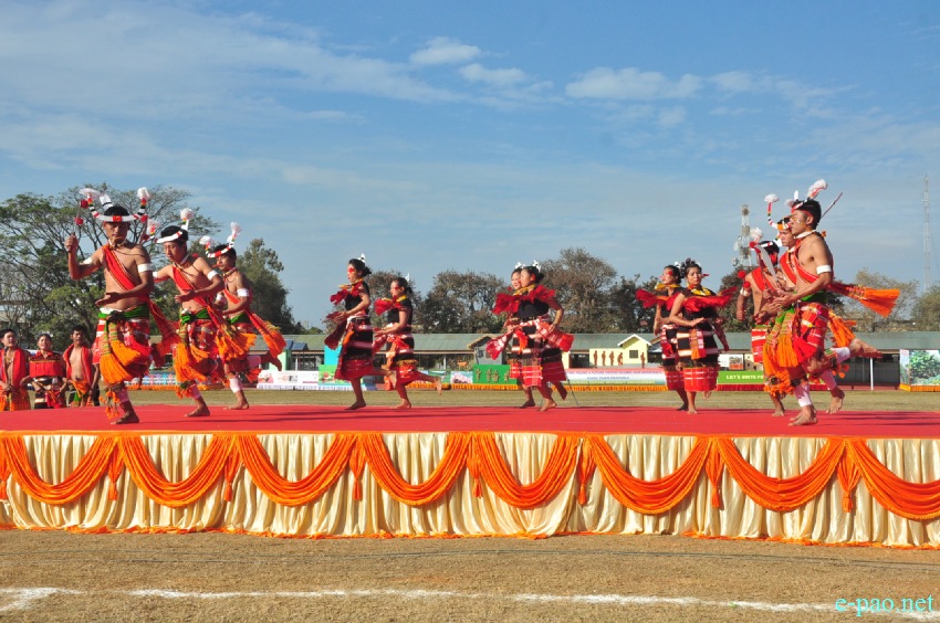 'Beating of the Retreat' at 1st Bn  Manipur Rifle Parade Ground :: January 27 2017