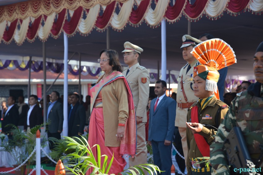68th Indian Republic Day celebration  at Kangla Fort, Imphal :: January 26 2017