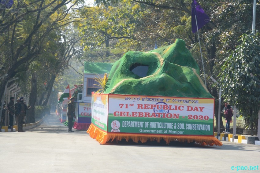 71st Indian Republic Day celebration at Kangla, Imphal :: January 26 2020