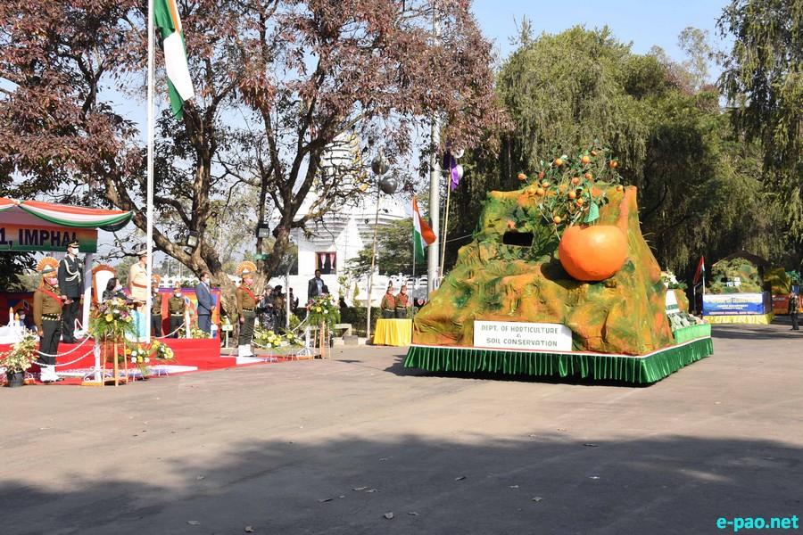 72nd Indian Republic Day celebration at Kangla, Imphal :: January 26 2021