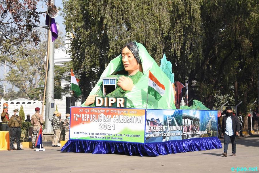 72nd Indian Republic Day celebration at Kangla, Imphal :: January 26 2021