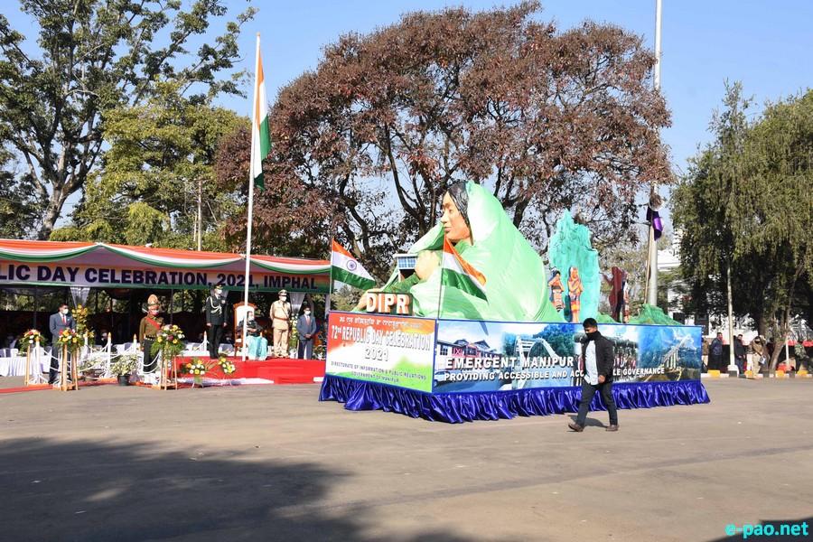 72nd Indian Republic Day celebration at Kangla, Imphal :: January 26 2021