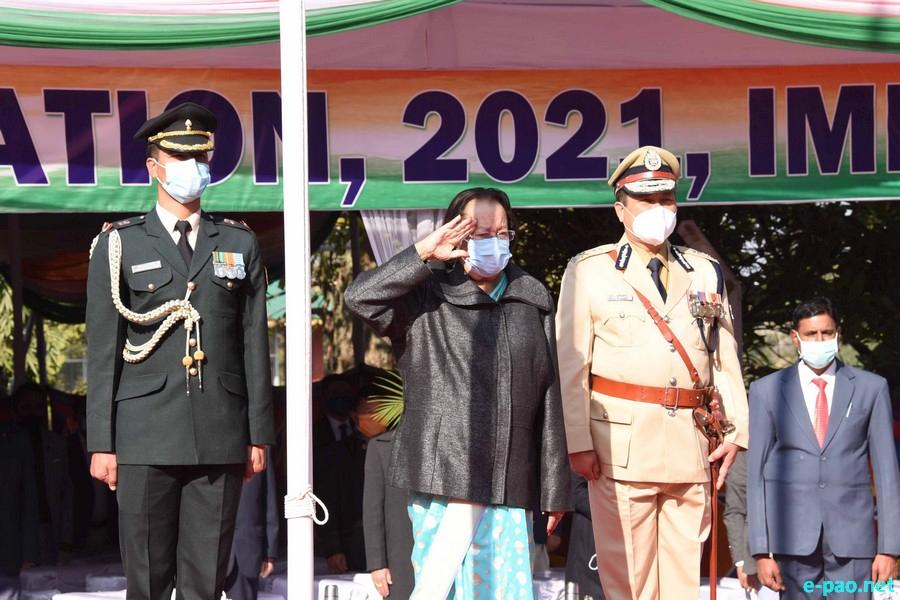 72nd Indian Republic Day celebration at Kangla, Imphal :: January 26 2021