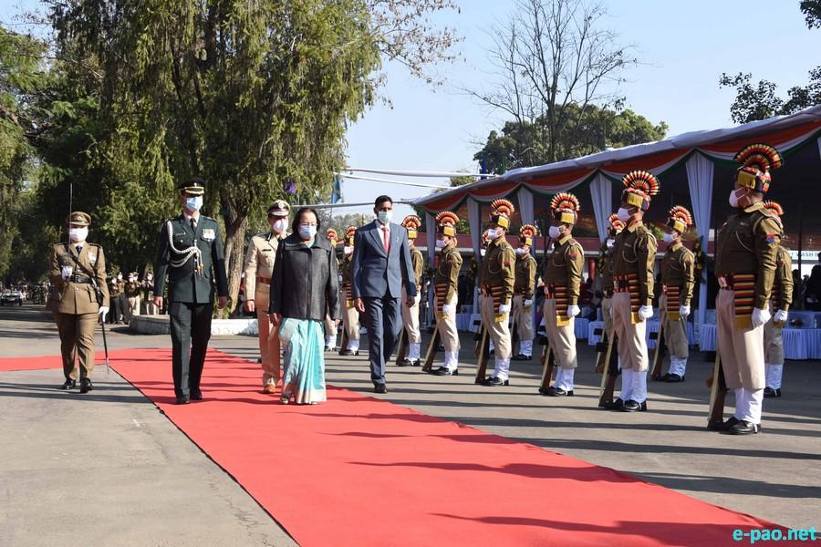 72nd Indian Republic Day celebration at Kangla, Imphal :: January 26 2021