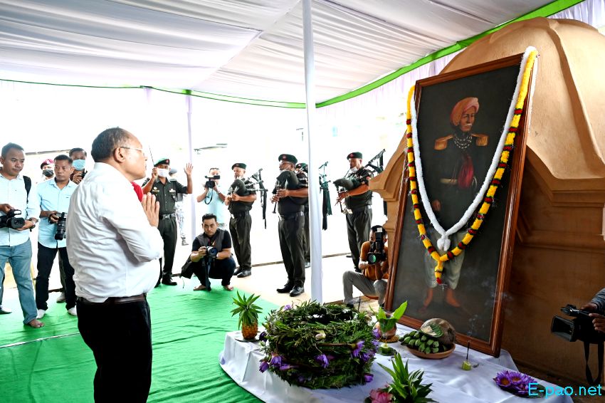 131st Patriots' Day : State Level observation at  Thangal General Complex, Palace Gate, Imphal :: 13 August 2022
