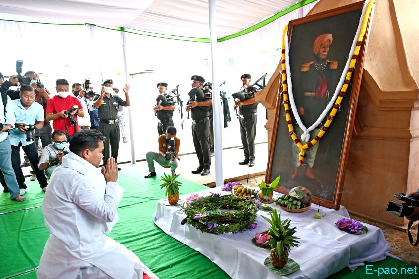131st Patriots' Day : State Level observation at  Thangal General Complex, Palace Gate, Imphal :: 13 August 2022