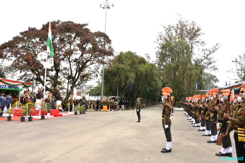 73rd Indian Republic Day celebration at Kangla, Imphal :: January 26 2022