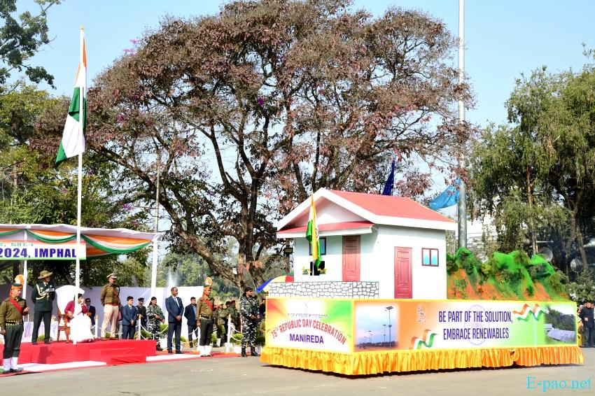 75th Indian Republic Day celebration at Kangla, Imphal :: 26th January 2024