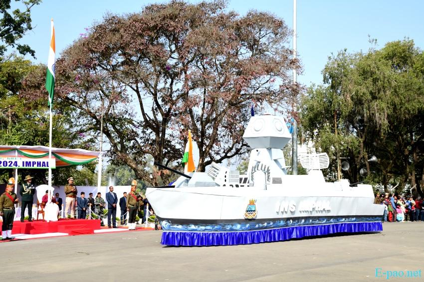75th Indian Republic Day celebration at Kangla, Imphal :: 26th January 2024