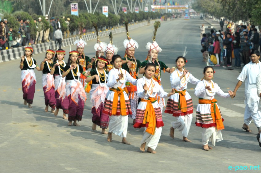 Traditional Cultural Performance : 69th Indian Republic Day at Kangla, Imphal :: January 26 2018